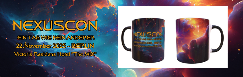 Nexus 2025 Souvenir Tasse Motiv B Gäste
